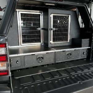 Ford Ranger Single Hunter Dog Box Pick Up System & Additional Side Gate