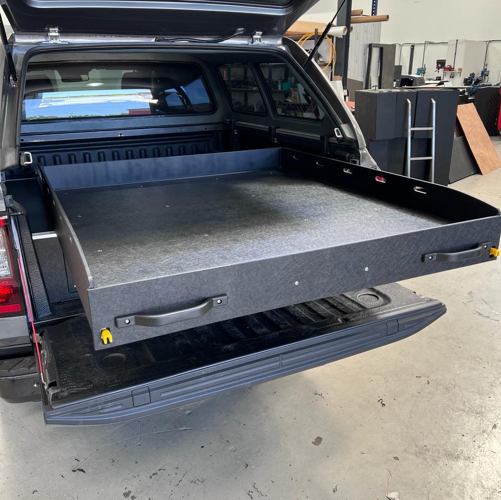Double Cab Pick Up Storage Drawers and Full Width Sliding Load Platform - Image 2