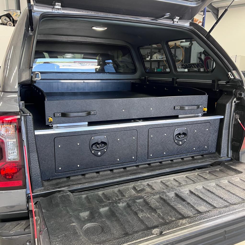 Double Cab Pick Up Storage Drawers and Full Width Sliding Load Platform - Image 3