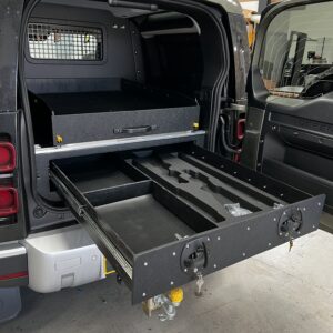Defender 110 Commercial Drawer Unit and Sliding Platform