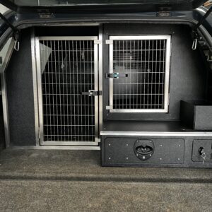 Hunter Half Width Dog Box Pick Up System with Additional Side Gate